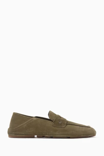 Penny Loafers in Suede