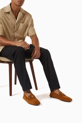 Medusa Driver Shoes in Suede