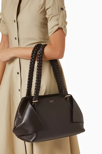Large Scarf Shoulder Bag in Calfskin