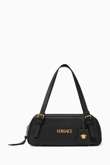 Versace black shoulder bag clearance