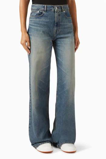 Ayame Distressed Jeans in Denim