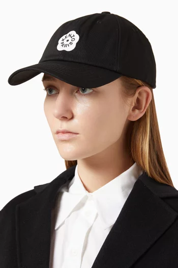 كاب بيسبول مطرز بزهرة بوكي 2.0 قطن