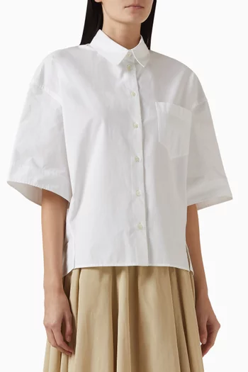 Oversized Cocoon Shirt in Cotton