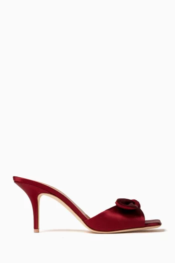 Vargas 70 Mules in Satin