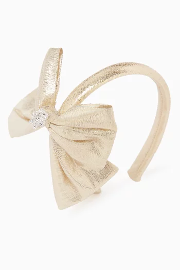 Metallic Bow Headband