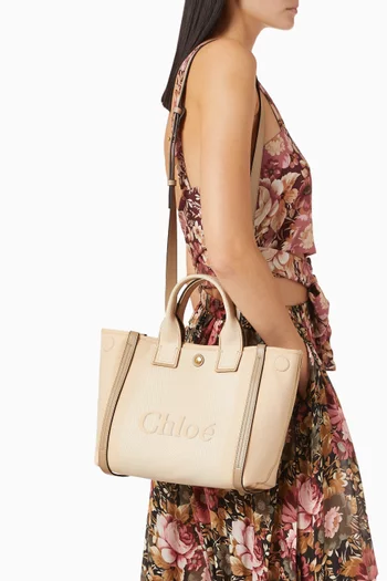 Small Chloé Carry Tote Bag in Canvas