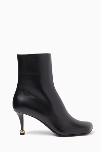 Andrea 70 Ankle Boots in Leather