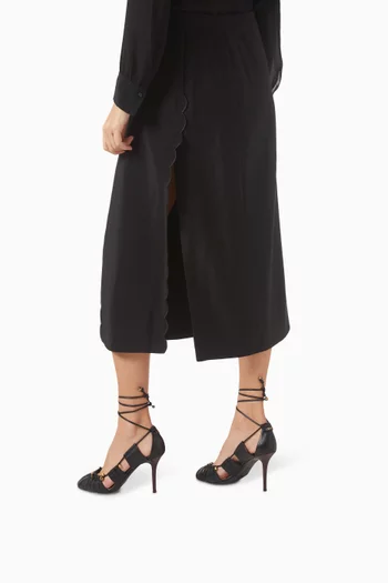 Luna 90 Pumps in Leather