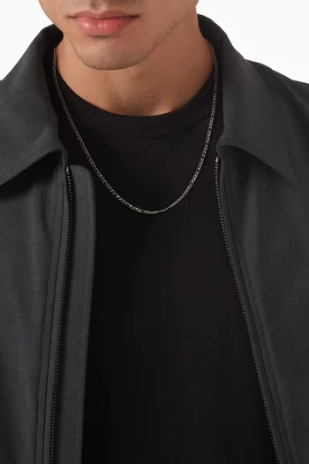 Figaro Chain Necklace in Stainless Steel