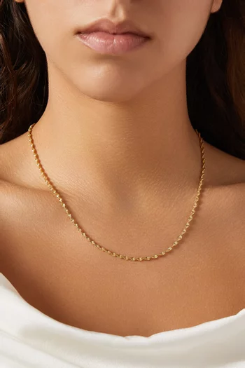 Ovio Necklace in 18kt Gold-plated Silver