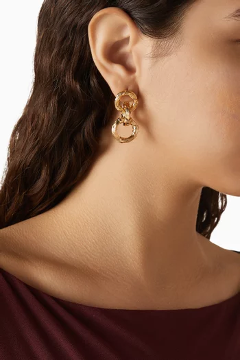 Maille Ariane Earrings in Gold-plated Metal