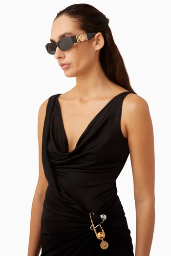 Oval Sunglasses in Acetate