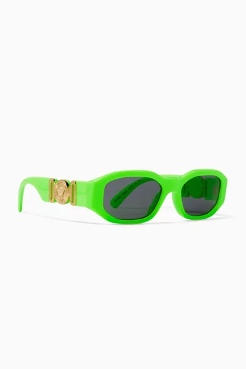Rectangular Sunglasses in Acetate
