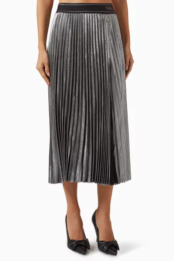 Pleated Midi Skirt