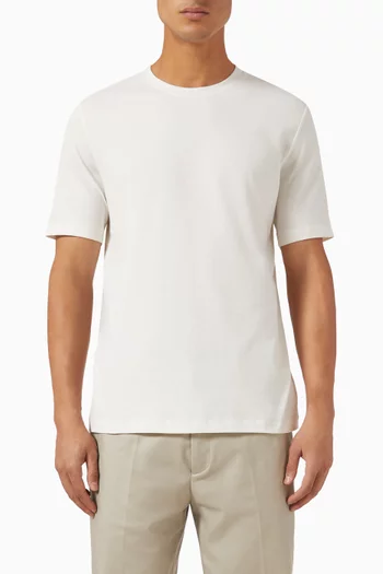 T-shirt in Peached Cotton