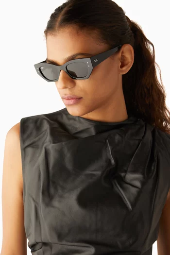 Zena Cat-eye Sunglasses in Acetate