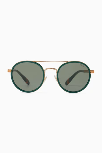 PH Round Sunglasses in Metal