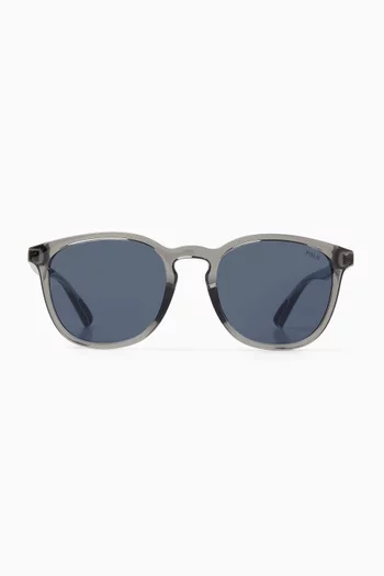 PH Round Sunglasses in Acetate
