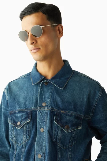 PH Round Sunglasses in Metal