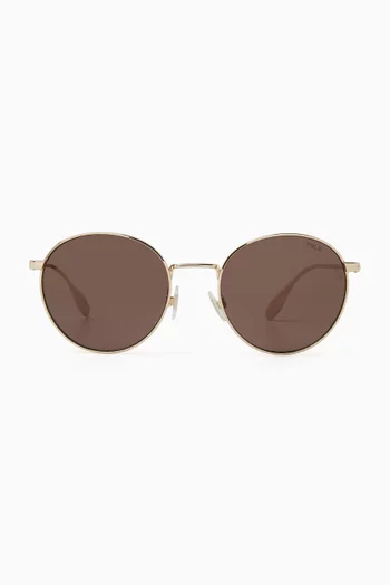 PH Round Sunglasses in Metal