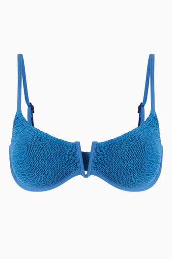 Nora Balconette Bikini Top in The Authentic Crinkle™