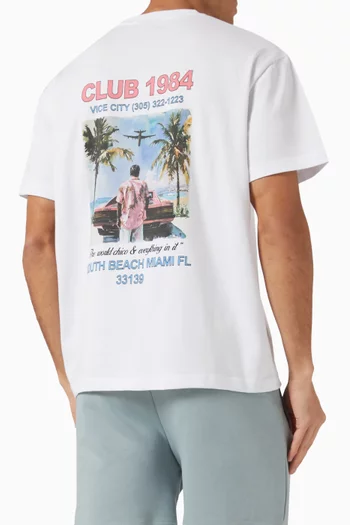 Live Fast T-shirt in French Terry