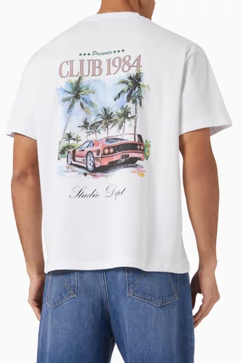 Palm Drive T-shirt in French Terry