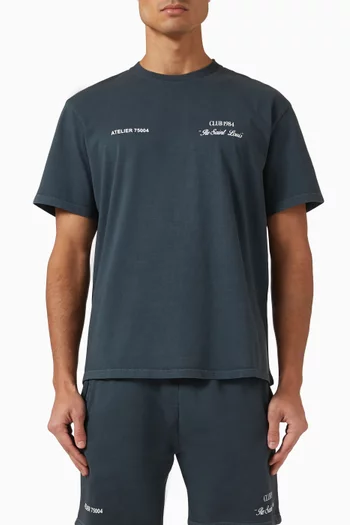 Signature T-shirt in French Terry