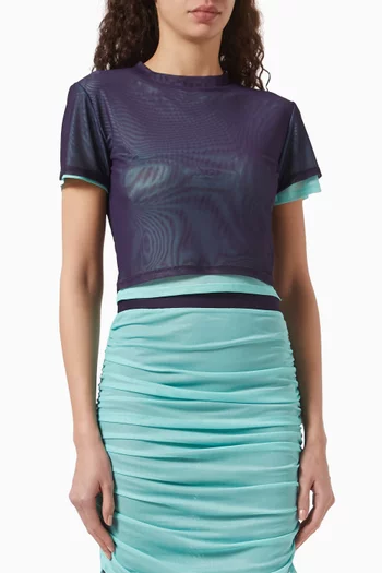 Cuban Nights Baby T-shirt in Mesh