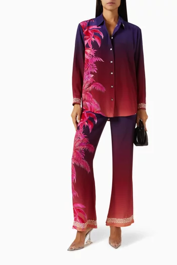 Midnight Printed Shirt in Silk