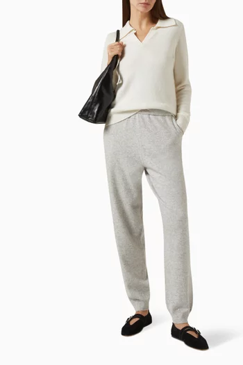 Relaxed-fit Sweatpants in Cashmere-blend