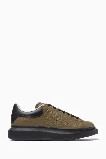 Oversized Sneakers in Leather