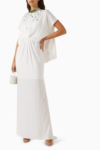 Crystal-embellished Maxi Dress