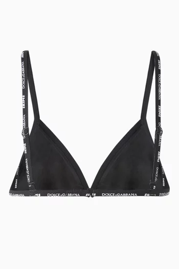 Dolce&Gabbana x SKIMS Cotton Jersey Triangle Bralette