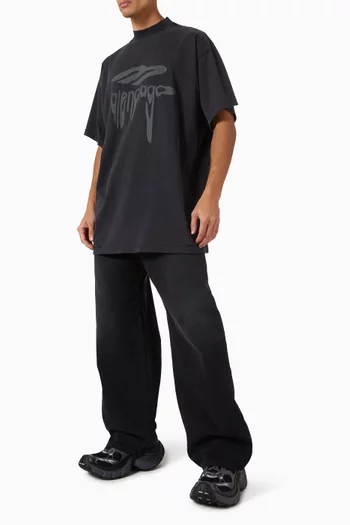 Oversized 3B Liquefied T-Shirt in Vintage Jersey