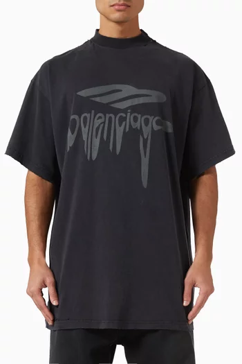 Oversized 3B Liquefied T-Shirt in Vintage Jersey