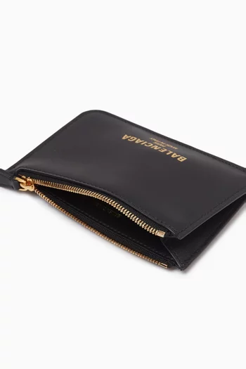 Cash 2.0 Long Coin & Card Holder in Smooth Calfskin