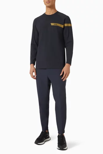 Logo Long-sleeve T-shirt in Cotton-jersey