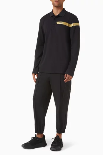 Active Polo Shirt in Cotton-blend
