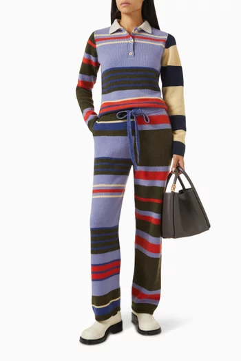 Chaos Striple Lounge Pants in Cashmere