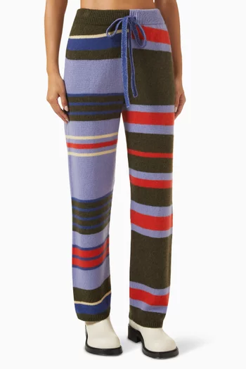 Chaos Striple Lounge Pants in Cashmere