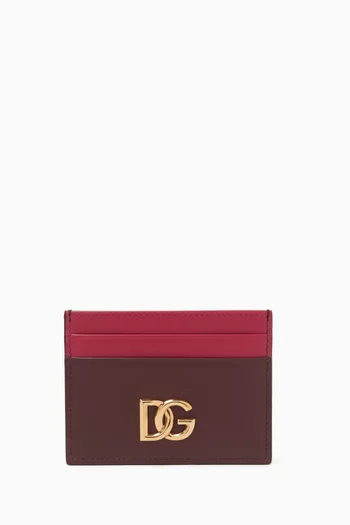 DG Card Holder in Calfskin