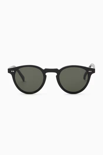 Forest Round Sunglasses in Bio-acetate