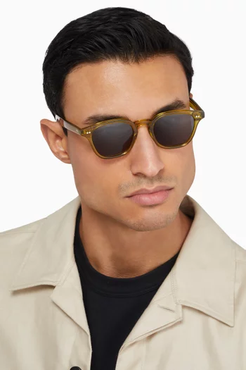 River Round Sunglasses in Bio-acetate