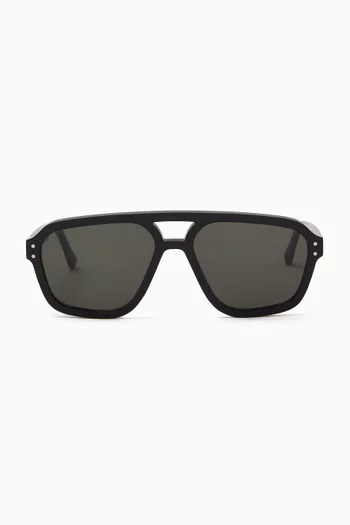 Jet Aviator Sunglasses in Bio-acetate