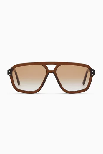 Jet Aviator Sunglasses in Bio-acetate