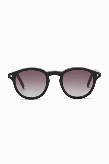Nelson Round Sunglasses in Bio-acetate
