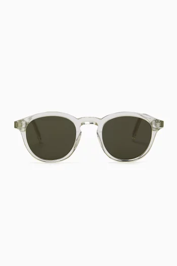 Nelson Round Sunglasses in Bio-acetate