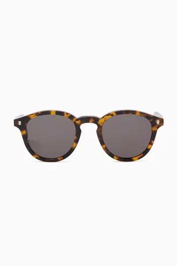 Nelson Round Sunglasses in Bio-acetate