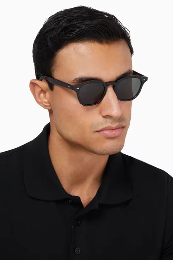 River Round Sunglasses in Bio-acetate